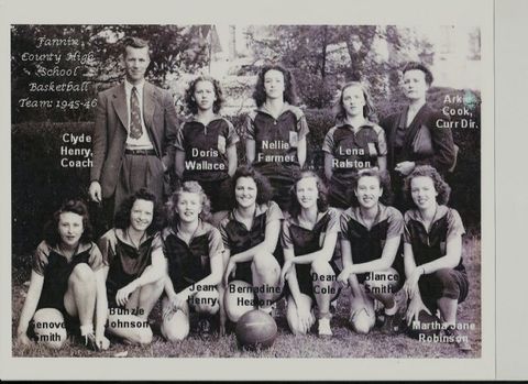 Fannin County High School Girls Team 1945-46