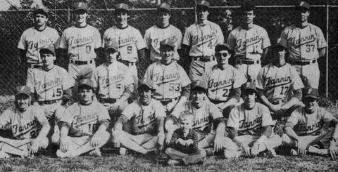1986 Fannin County High School Baseball Team