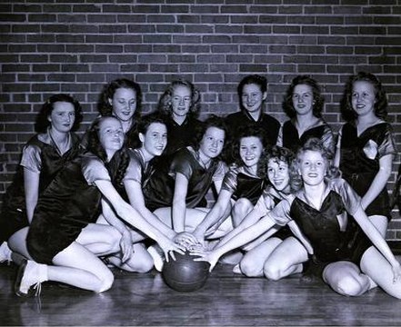 Team portrait - the old gym